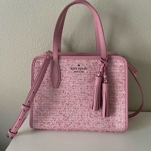 Kate Spade, pink tweed bag